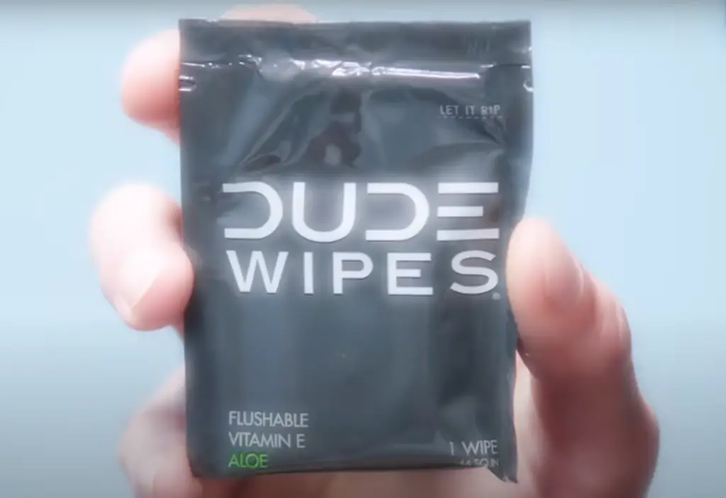 DUDE Wipes at Shark Tank Pitch